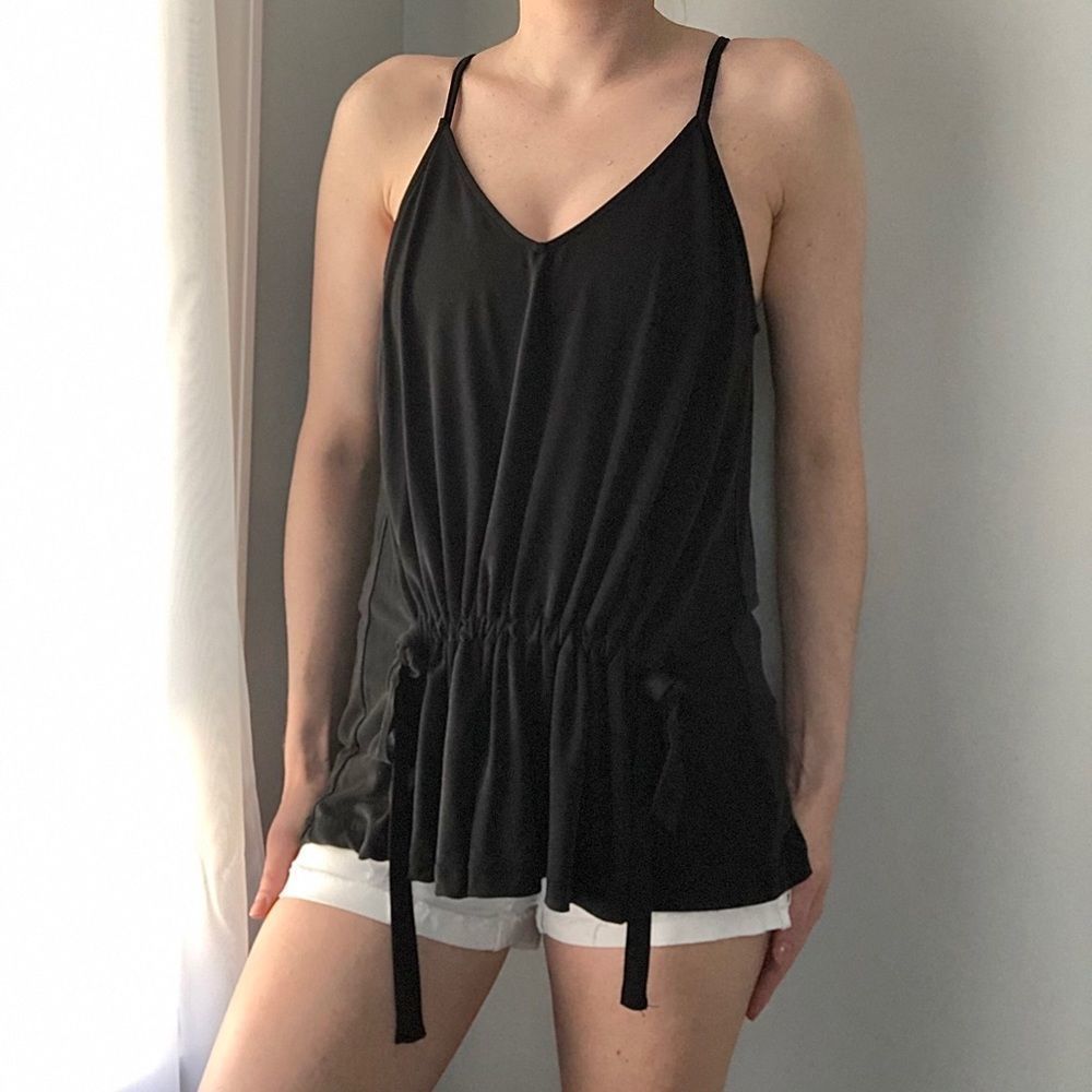 LUSH Oversize Tank Top Tie Small
